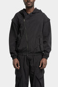 La Haine Inside Us | SS25 - Detachable sleeves hooded bomber jacket