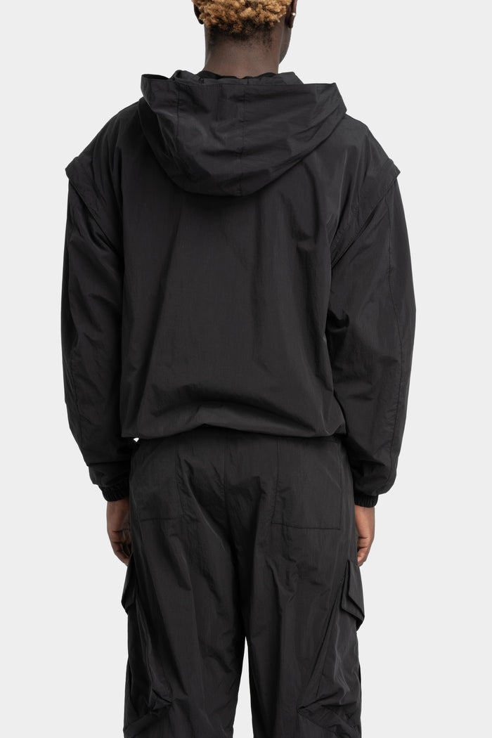La Haine Inside Us | SS25 - Detachable sleeves hooded bomber jacket