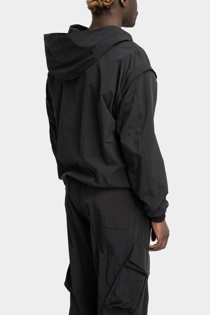 La Haine Inside Us | SS25 - Detachable sleeves hooded bomber jacket