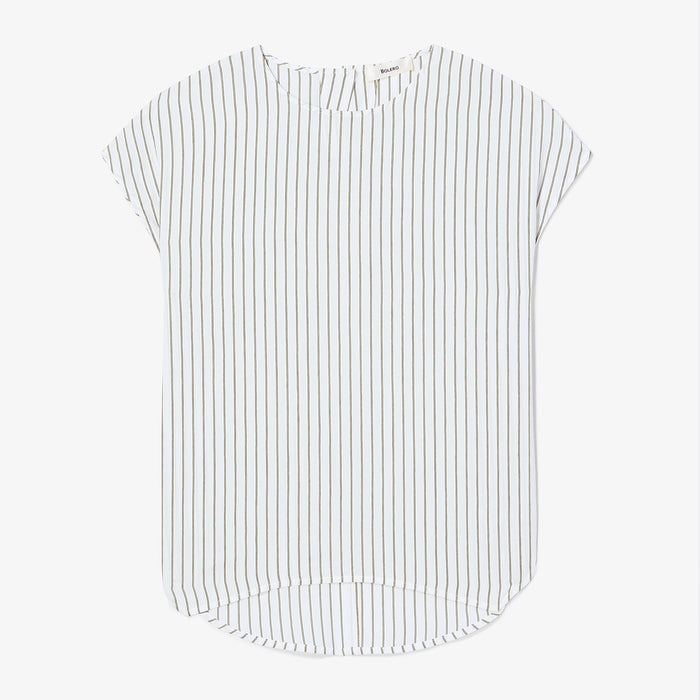 Striped shirt on a white background
