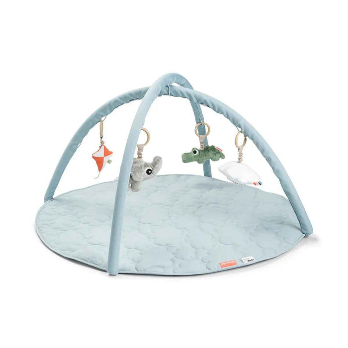 Done by Deer® Igralna podloga z lokom Playground Blue Done by Deer