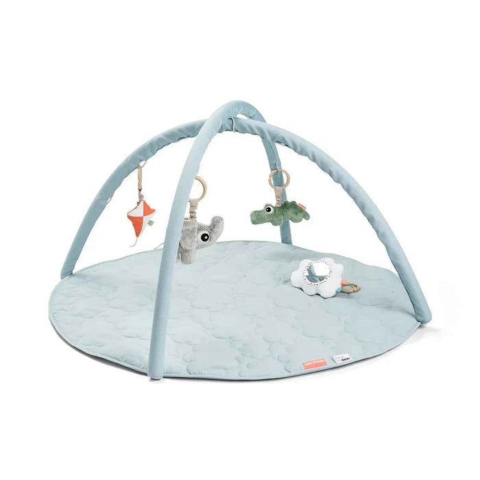 Done by Deer® Igralna podloga z lokom Playground Blue Done by Deer