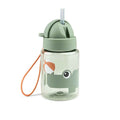 Done by Deer® Steklenička s slamico Playground Green 280 ml Done by Deer