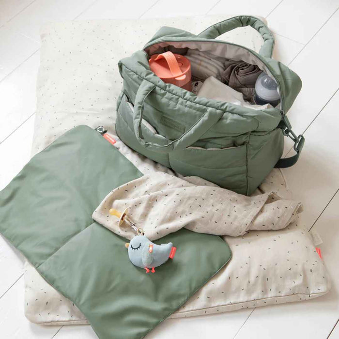 Done by Deer® Previjalna torba Quilted Green Done by Deer