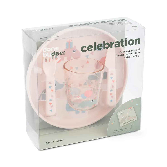 Done by Deer® Jedilni set za hranjenje Celebration Powder Done by Deer