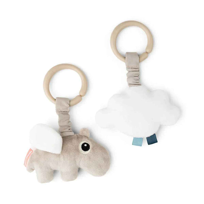 Done by Deer® Aktivnostna obešanka 2 kosa Happy Clouds Sand Done by Deer