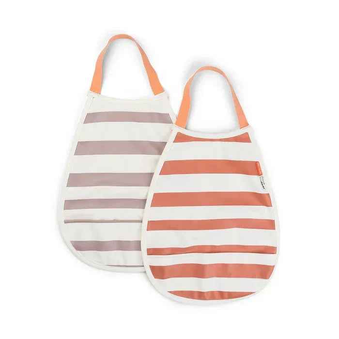 Done by Deer® Pull-over 2x slinček Stripes Papaya/Powder Done by Deer