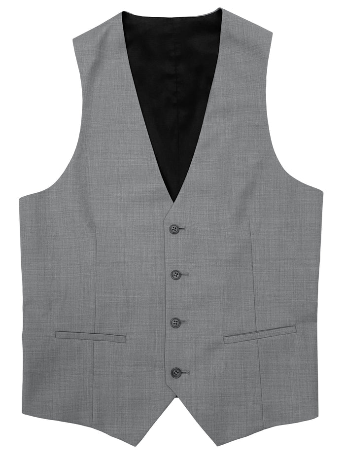 Dorset 112 Grey Wool Stretch Waistcoat