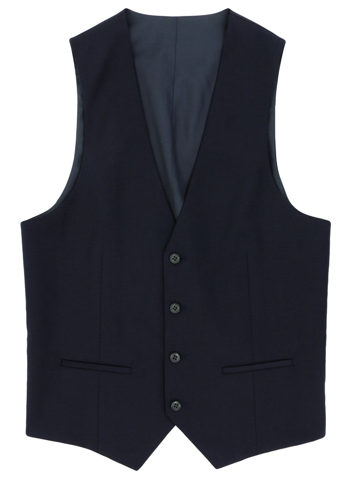Dorset 112 Navy Wool Stretch Waistcoat