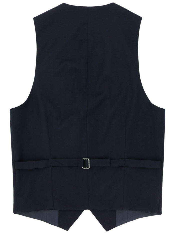 Dorset 112 Navy Wool Stretch Waistcoat