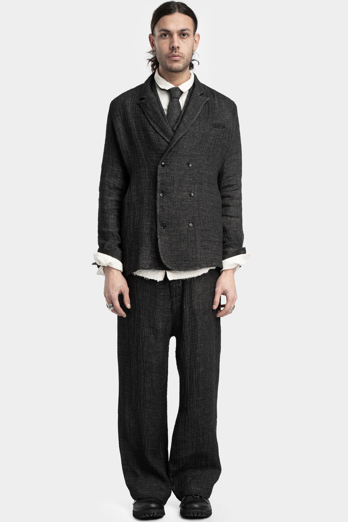 Marc Point | SS25 - Double breasted linen blend blazer