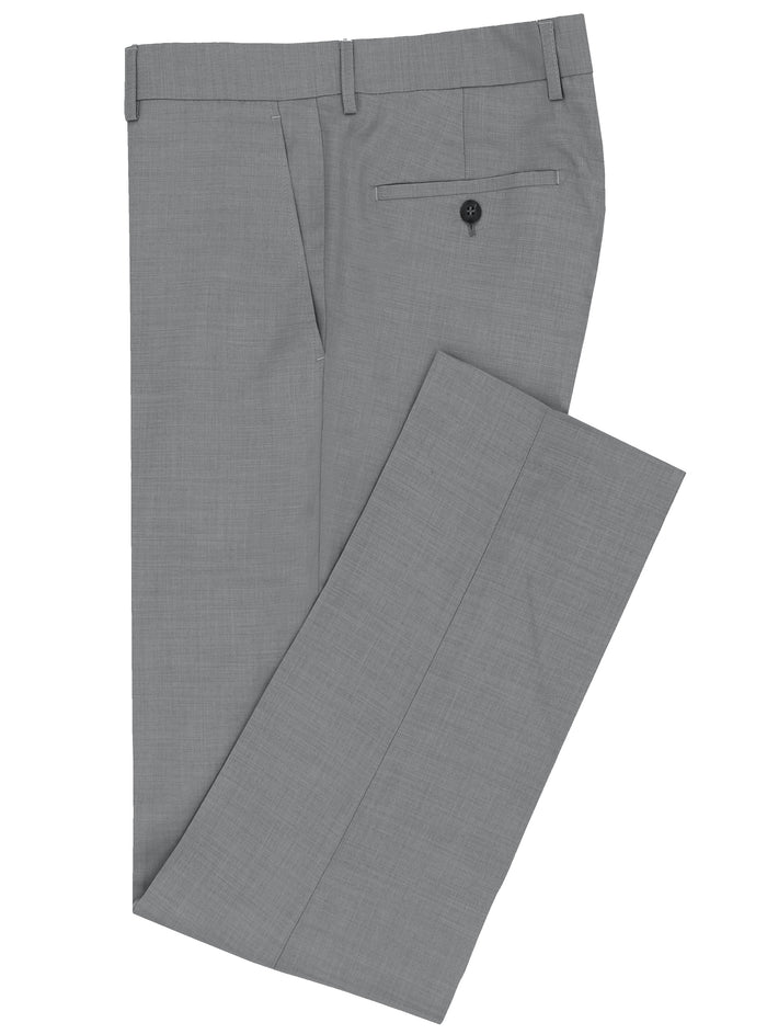 Edward 112 Grey Wool Stretch Suit Trouser