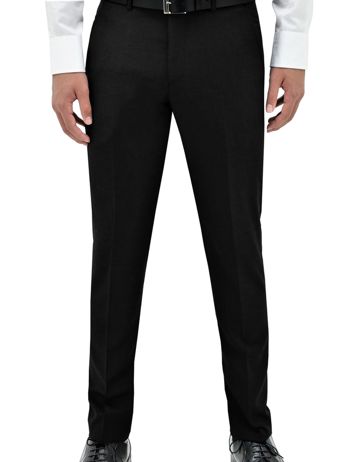Edward 113 Black Super 150 Wool Suit Trouser