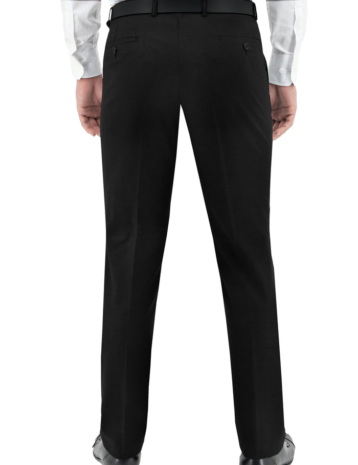 Edward 113 Black Super 150 Wool Suit Trouser
