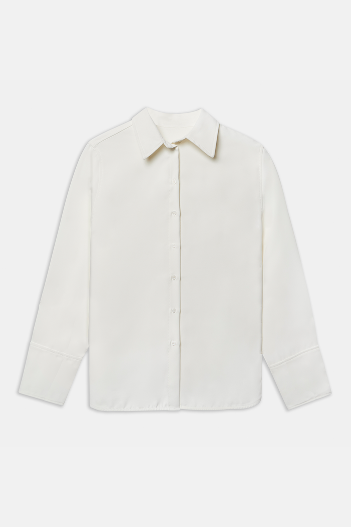 Effortless Oversized Shirt - White