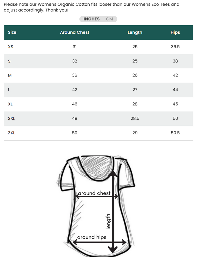 ELDERS - Women's 100% Organic Cotton Tee - Slate