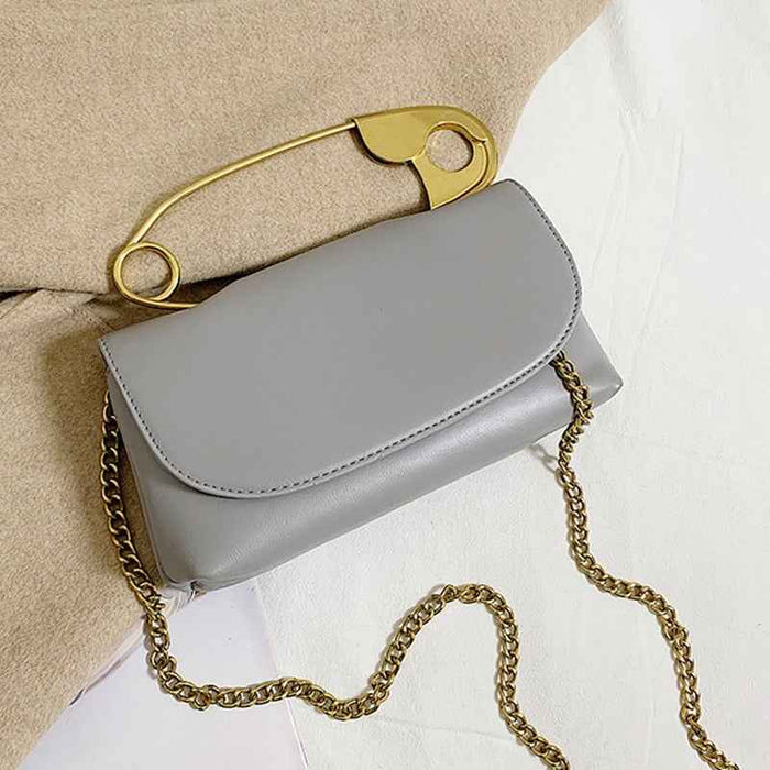 Elegant PU Leather Women Belt Patchwork Pin Chic Style