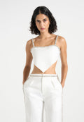 embellished-strap-handkerchief-top-white
