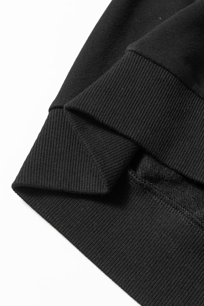Ensemble décontracté deux pièces pull et short à rayures noires