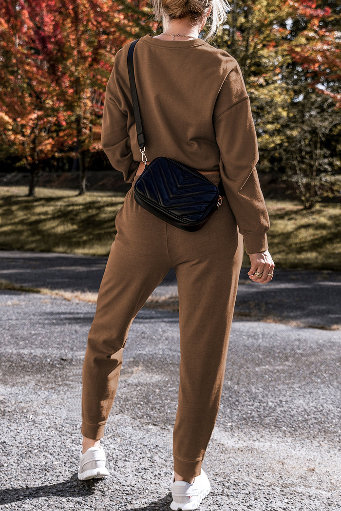 Ensemble pull-over haut bas et pantalon slim *-A WOMAN WE LOVE