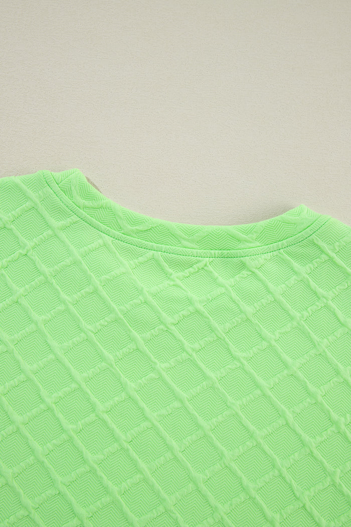 Ensemble short à carreaux vert clair *-A WOMAN WE LOVE