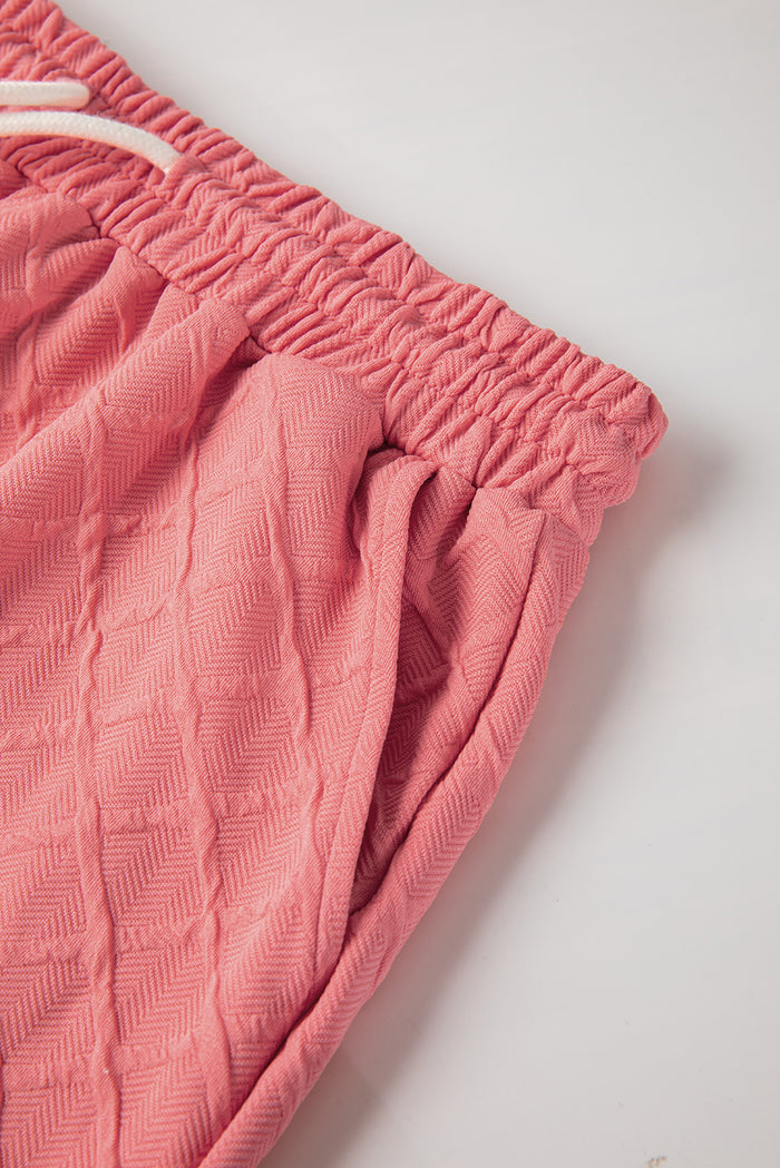 Ensemble Short & T-shirt texturé à carreaux *-A WOMAN WE LOVE