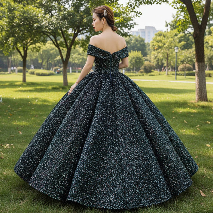 Fashion Quinceanera Dress Off The Shoulder Sweet 15 Girl Ball Gown - Rosymae