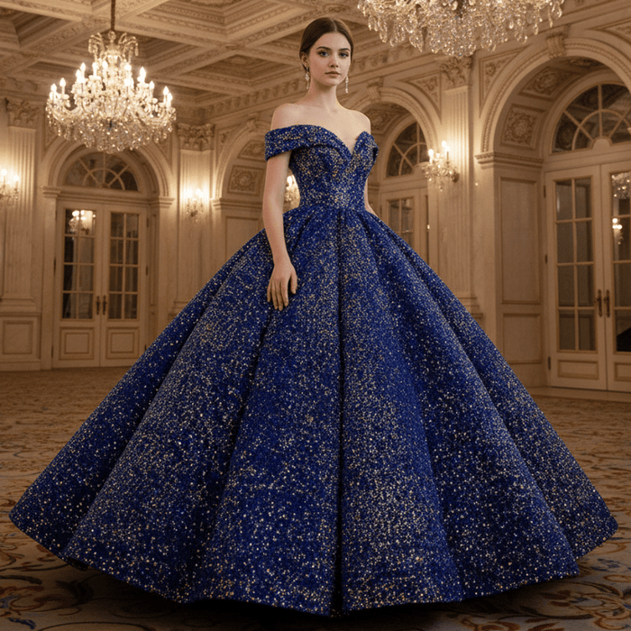 Fashion Quinceanera Dress Off The Shoulder Sweet 15 Girl Ball Gown - Rosymae