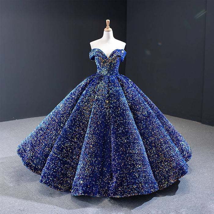 Fashion Quinceanera Dress Off The Shoulder Sweet 15 Girl Ball Gown - Rosymae