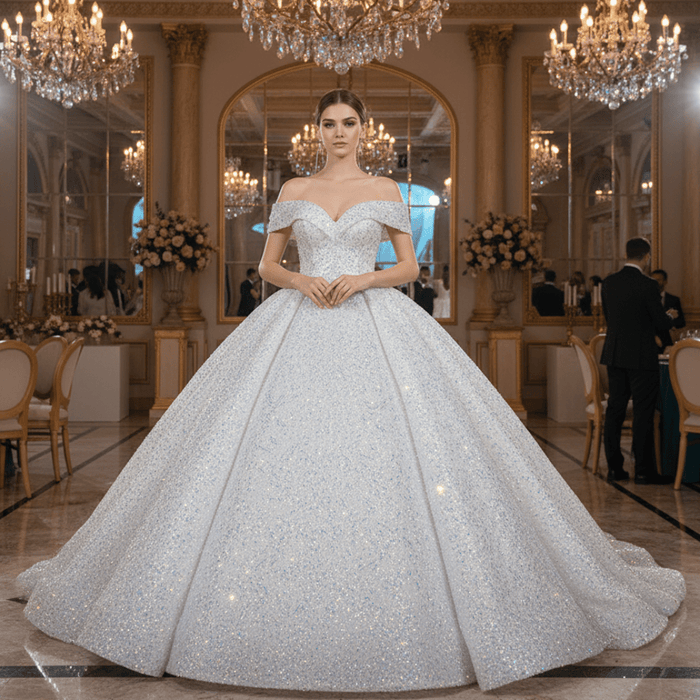 Fashion Quinceanera Dress Off The Shoulder Sweet 15 Girl Ball Gown - Rosymae
