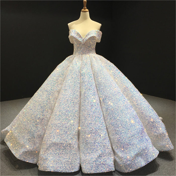 Fashion Quinceanera Dress Off The Shoulder Sweet 15 Girl Ball Gown - Rosymae