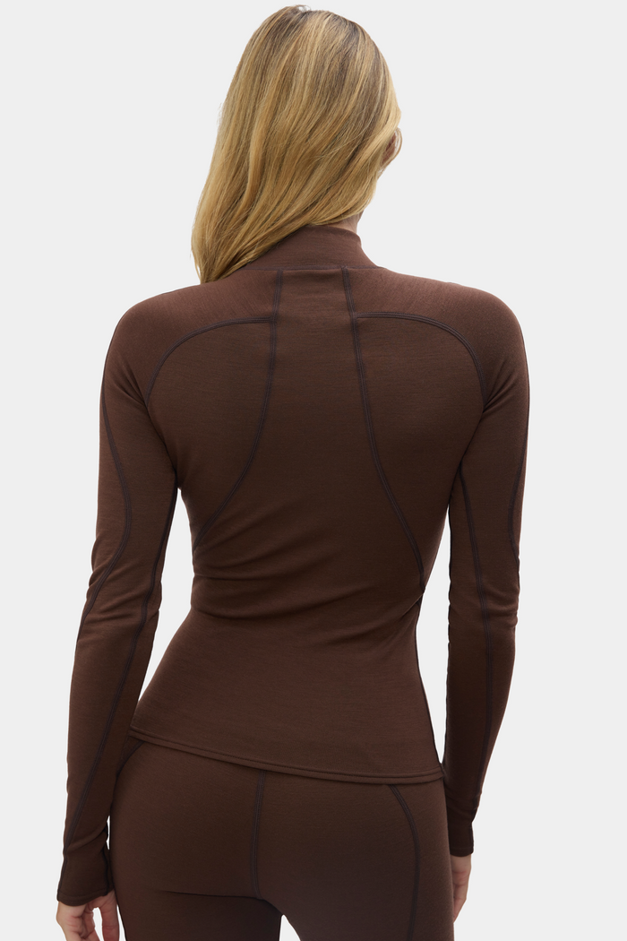 Fay Midweight Merino Top