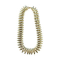 gemelli faye gold statement necklace