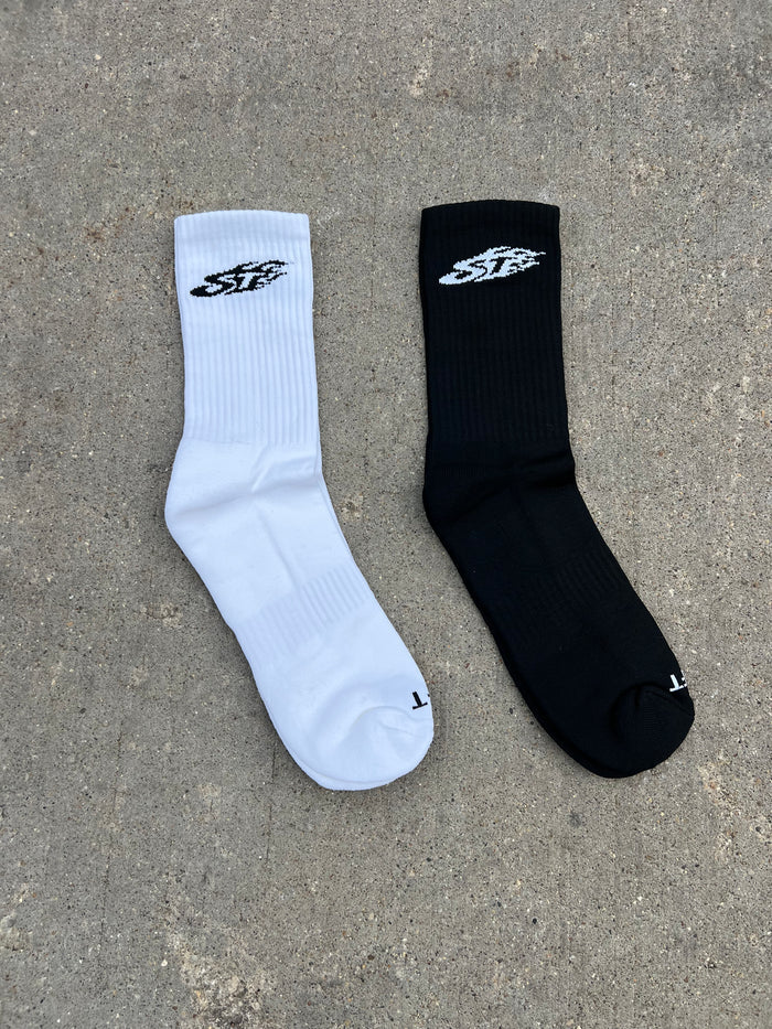 Flame Logo Crew Socks