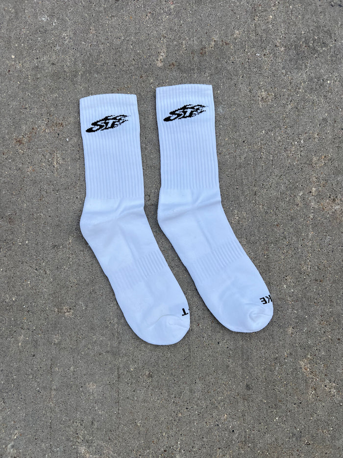Flame Logo Crew Socks
