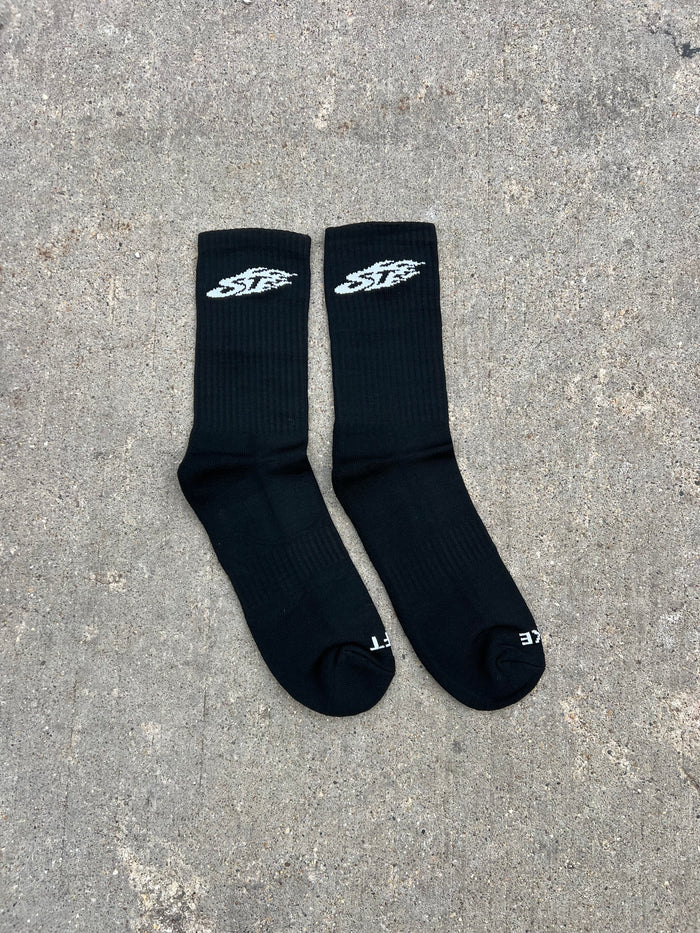 Flame Logo Crew Socks