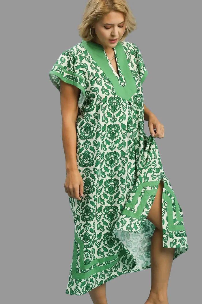 umgee plus size women's dress details pic