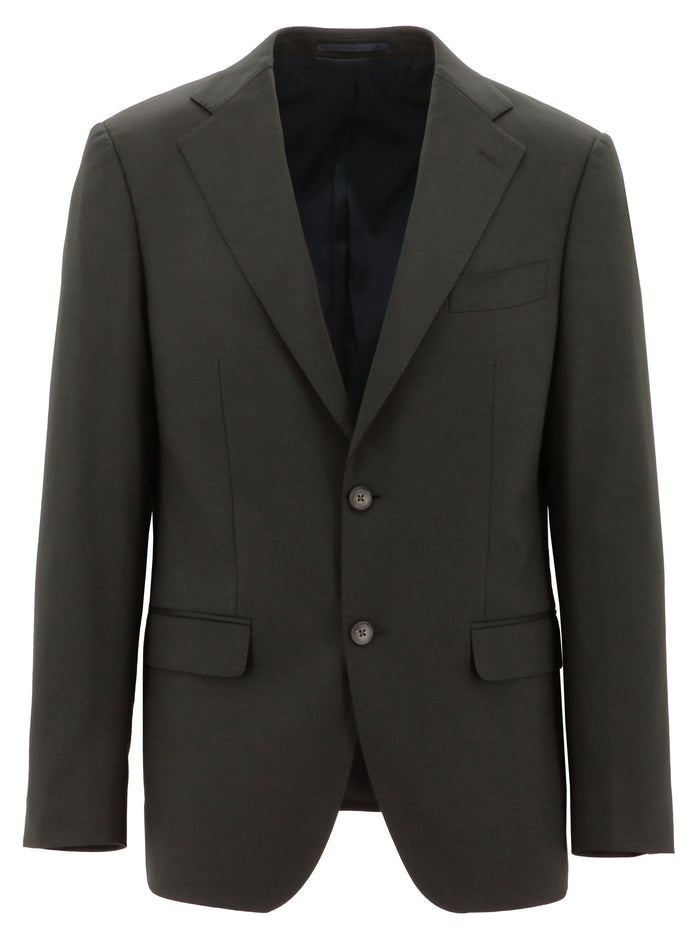 Forli Blake Brown Wool Stretch Suit