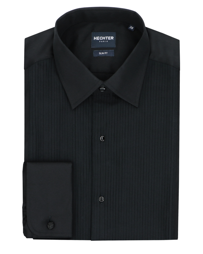 Frill 5WT Black Easycare Dinner Shirt