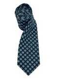 Fulton Navy Medallion Linen Tie