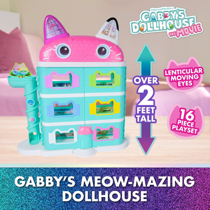 Gabby's Dollhouse Movie Dollhouse Playset with Figure & 8 Accessories