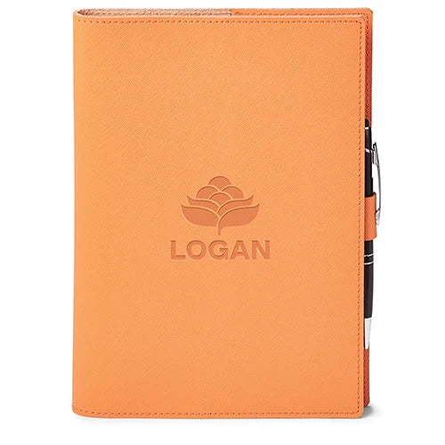 Genuine Leather Refillable Journal Combo