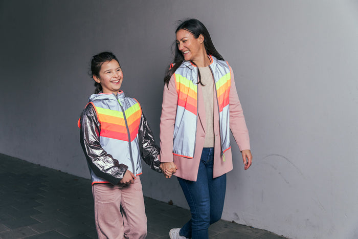 Veste sans manches Réfléchissante Go Fluo DarkFlow Femme et Enfant