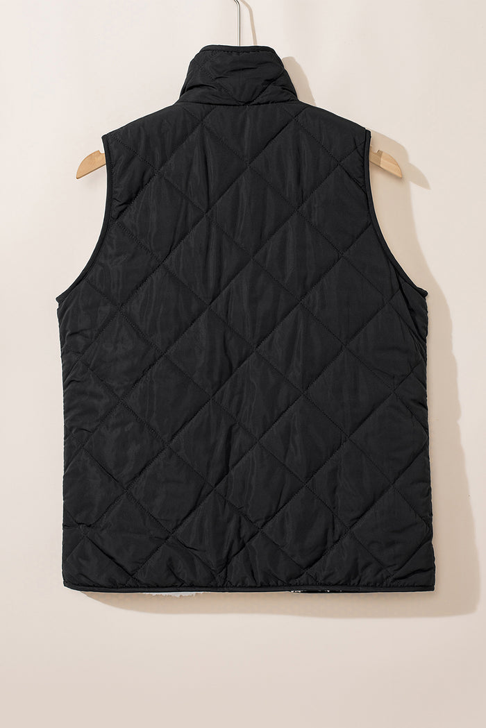 Gilet Zippé Doublé Polaire