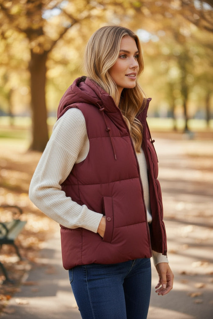Gilet Zippé Uni Sans Manches