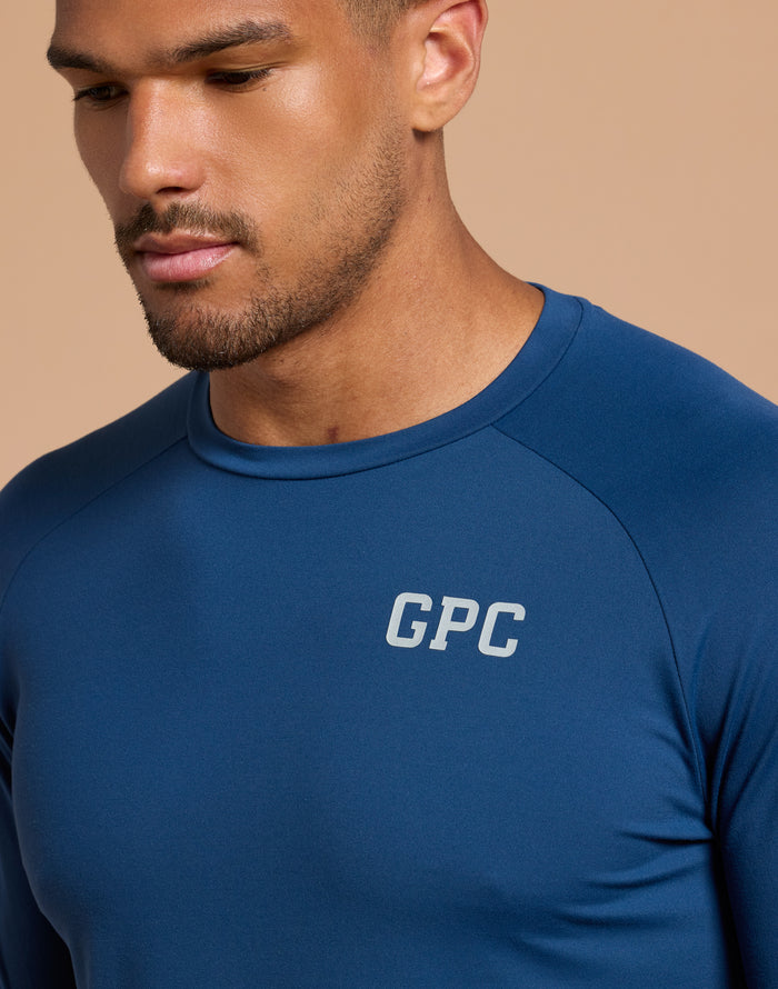 GPC Train Long Sleeve in Petrol Blue
