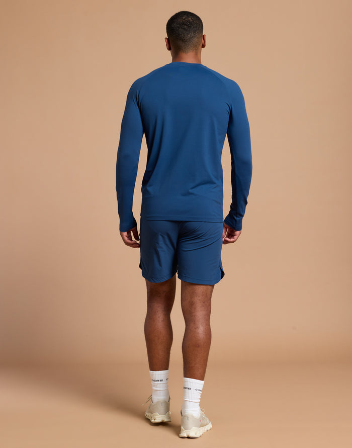 GPC Train Long Sleeve in Petrol Blue