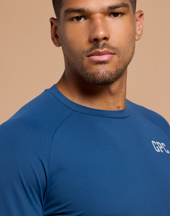 GPC Train Long Sleeve in Petrol Blue