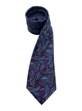 Gramercy Purple Blue Paisley Tie