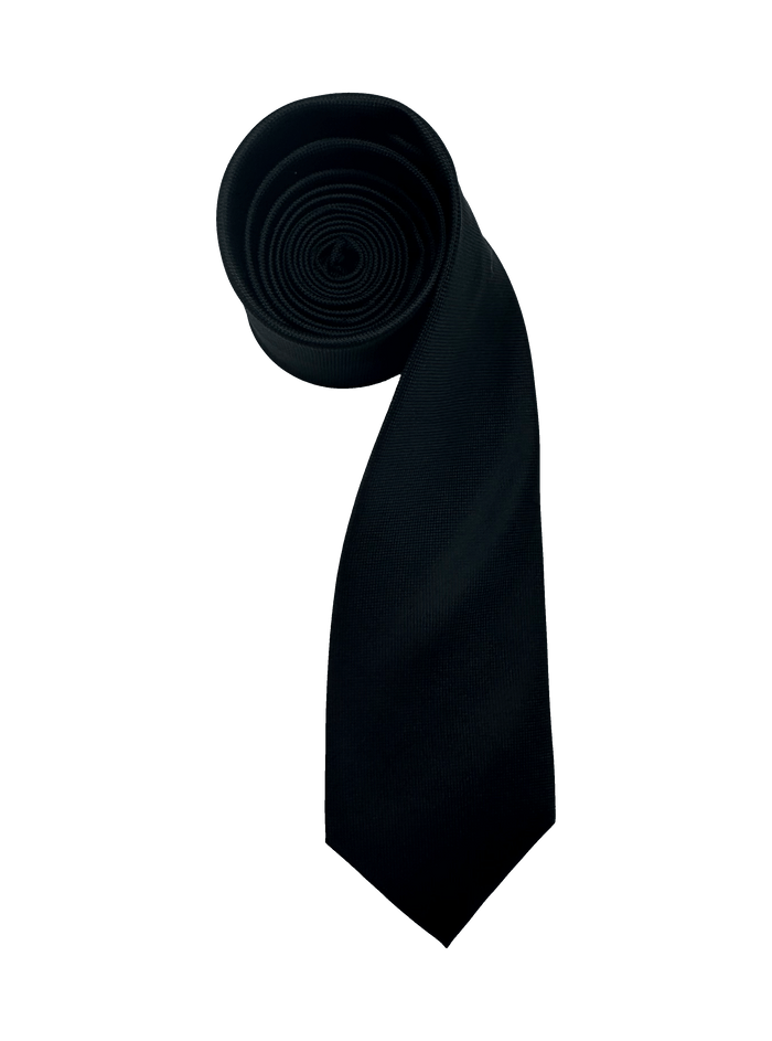 Greenwich Black Textured Silk Tie